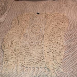Rue 21 fringe cardigan